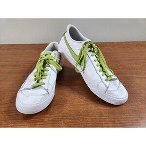 Nike Blazer Low '77 By You Custom Mens White Leather Sneakers Size 11.5